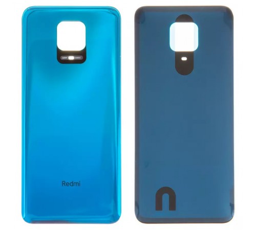 Задняя панель корпуса для Xiaomi Redmi Note 9S, синяя (Aurora Blue), 48 Мп