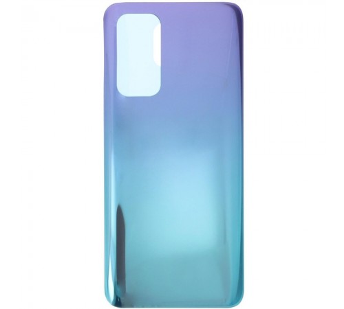 Задняя панель корпуса для Xiaomi Mi 10T, Mi 10T Pro, голубая, Copy