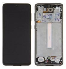 Дисплей для Samsung A336 Galaxy A33 5G, черный, с рамкой, Original (PRC)