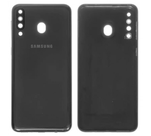 Задняя панель корпуса для Samsung M305F/DS Galaxy M30, черная Задняя панель корпуса для Samsung M305F/DS Galaxy M30, черная