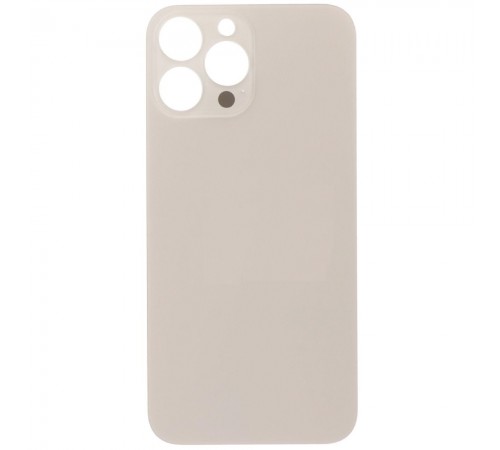 Задня панель корпусу для iPhone 13 Pro Max, золотиста, не потрібно знімати скло камери, Original (PRC), Gold, big hole