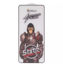 Захисне скло для Xiaomi Poco X6, Redmi Note 13 5G, Redmi Note 13 Pro 5G, Redmi Note 14 Pro 4G, сумісне з чохлом, Full Glue, Anti-Static, чорний, gorilla