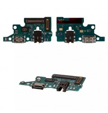 Шлейф для Samsung A715F/DS Galaxy A71, коннектора зарядки, коннектора наушников, микрофона, плата зарядки, Original (PRC)