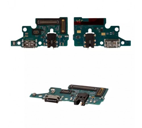 Шлейф для Samsung A715F/DS Galaxy A71, коннектора зарядки, коннектора наушников, микрофона, плата зарядки, Original (PRC)