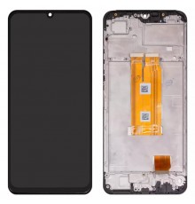 Дисплей для Realme C61, Note 60, черный, с рамкой, High Copy, RMX3939, RMX3930