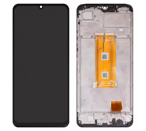 Дисплей для Realme C61, Note 60, чорний, з рамкою, High Copy, RMX3939, RMX3930