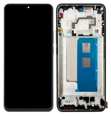 Дисплей для Xiaomi Poco F5 Pro, Redmi K60, черный (Black), с рамкой, Copy (TFT)