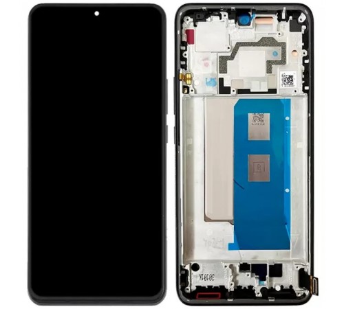 Дисплей для Xiaomi Poco F5 Pro, Redmi K60, чорний (Black), з рамкою, Copy (TFT)