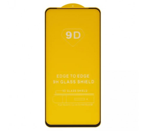 Защитное стекло для Oppo A36, A76, A96 4G, совместимо с чехлом, Full Glue, (без упаковки), черный