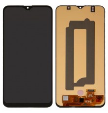 Дисплей для Samsung A307 Galaxy A30s, черный, без рамки, High Copy original LCD size, (OLED)
