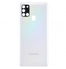 Задняя панель корпуса для Samsung A217 Galaxy A21s, белая + стекло камеры