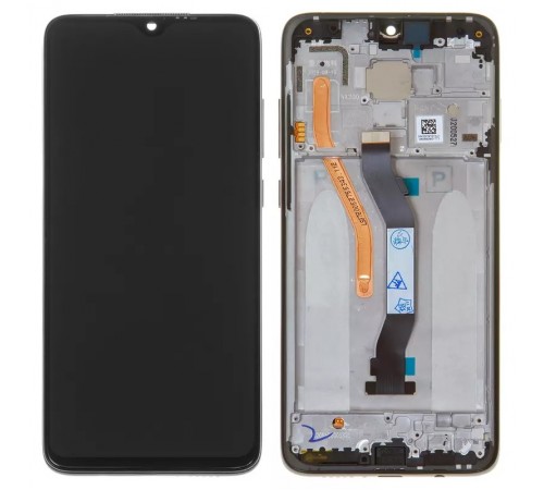 Дисплей для Xiaomi Redmi Note 8 Pro, черный, с рамкой, High Copy single Sim, M1906G7I, M1906G7G