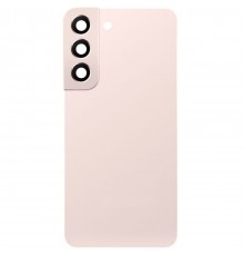 Задня панель корпусу для Samsung S901B Galaxy S22 5G, рожева (Pink Gold) + скло камери