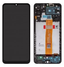 Дисплей для Samsung A136 Galaxy A13 5G, черный, с рамкой, High Copy