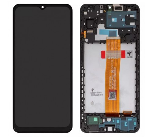 Дисплей для Samsung A136 Galaxy A13 5G, черный, с рамкой, High Copy