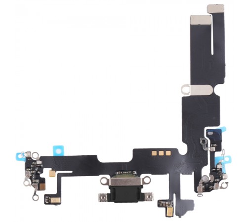 Шлейф для iPhone 14 Plus, конектора зарядки, плата зарядки, чорний (Midnight), Original (PRC)