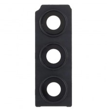 Скло камери для Samsung A136 Galaxy A13 5G, чорне, з рамкою