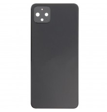 Задня панель корпусу для Google Pixel 4 XL, чорна + скло камери, Just Black