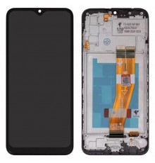 Дисплей для Samsung A025F/DS Galaxy A02s, M025 Galaxy M02s, черный, с рамкой, FLYCDI, с желтым шлейфом, (160,5x72 mm)