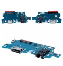 Шлейф для Samsung A236B Galaxy A23 5G, коннектора зарядки, с микрофоном, с компонентами, Original (PRC)