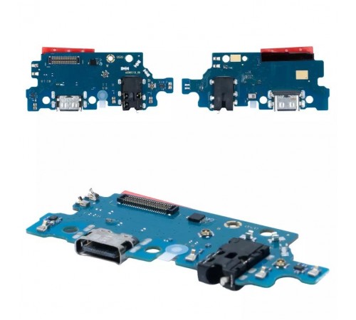 Шлейф для Samsung A236B Galaxy A23 5G, коннектора зарядки, з мікрофоном, з компонентами, Original (PRC)