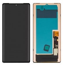 Дисплей для Google Pixel 6 Pro, чорний, без рамки, High Copy (OLED) GLUOG, G8VOU