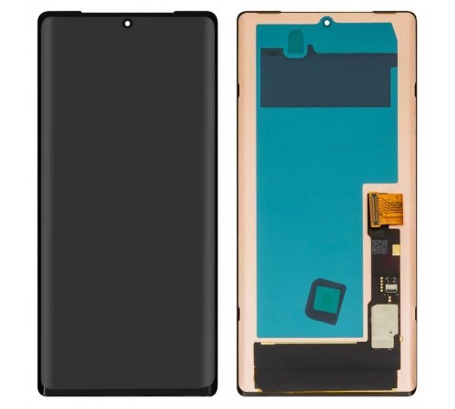 Дисплей для Google Pixel 6 Pro, черный, без рамки, High Copy (OLED) GLUOG, G8VOU