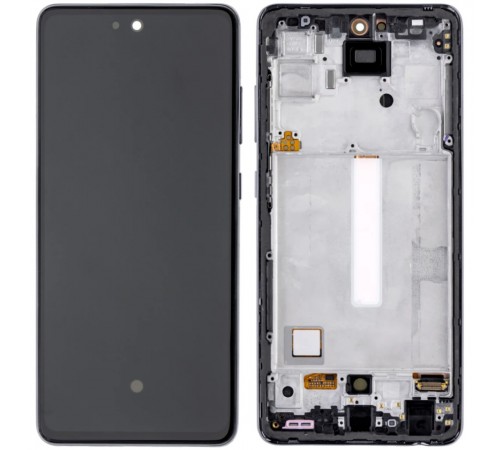 Дисплей для Samsung A525 Galaxy A52, A526 Galaxy A52 5G, серебристый, с рамкой, High Copy с широким ободком, (OLED 6,3") Дисплей для Samsung A525 Galaxy A52, A526 Galaxy A52 5G, серебристый, с рамкой, High Copy с широким ободком, (OLED 6,3")