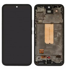 Дисплей для Samsung A546 Galaxy A54 5G, черный, с рамкой, Original, сервисная упаковка, #GH82-31232A