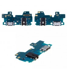 Шлейф для Samsung M225 Galaxy M22, M325 Galaxy M32, коннектора зарядки, коннектора наушников, микрофона, плата зарядки, Original (PRC)