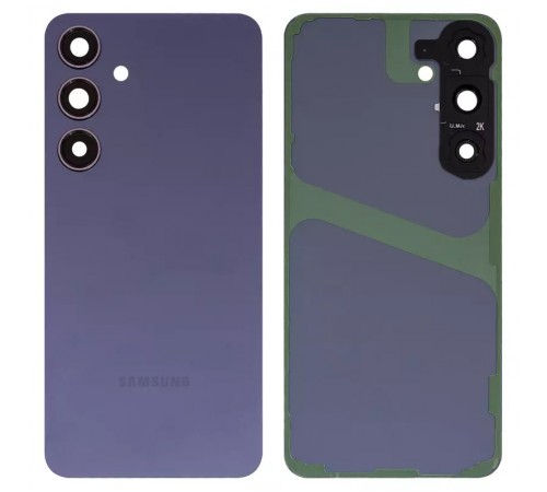 Задня панель корпусу для Samsung S926 Galaxy S24 Plus, фіолетова (Cobalt Violet) + скло камери Задня панель корпусу для Samsung S926 Galaxy S24 Plus, фіолетова (Cobalt Violet) + скло камери