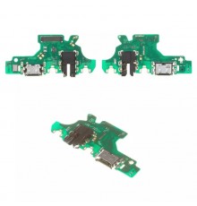 Шлейф для Huawei P30 Lite, P30 Lite (2020) New Edition, конектора зарядки, мікрофона, плата зарядки, High Copy
