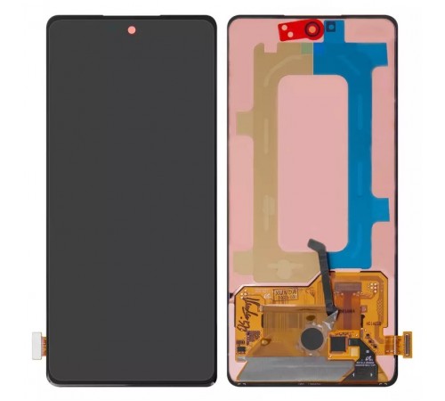 Дисплей для Samsung G780 Galaxy S20 FE, G781 Galaxy S20 FE 5G, чорний, без рамки, Оригінал (переклеєне скло)