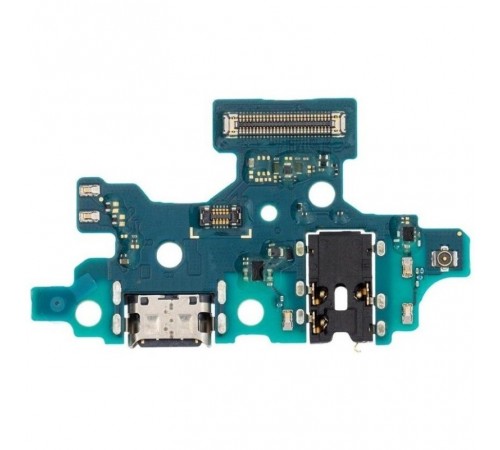 Шлейф для Samsung A415 Galaxy A41, коннектора зарядки, коннектора наушників, мікрофона, плата зарядки