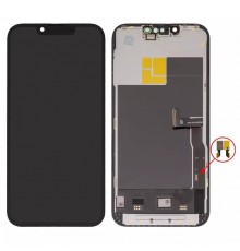 Дисплей для iPhone 13 Pro, черный, с рамкой, High Copy (OLED soft)