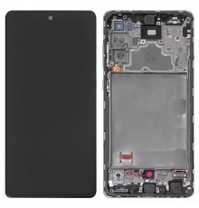 Дисплей для Samsung A725 Galaxy A72, A726 Galaxy A72 5G, білий, з рамкою, Original (PRC)