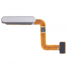 Шлейф для Samsung M325 Galaxy M32, кнопки ввімкнення, сканера відбитка пальця (Touch ID), білий (White), Original (PRC) 