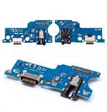 Шлейф для Samsung A042 Galaxy A04e, коннектора наушників, коннектора зарядки, мікрофона, плата зарядки, High Copy