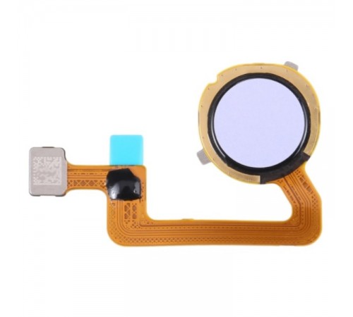 Шлейф для Xiaomi Redmi 12C, сканера отпечатка пальца (Touch ID), фиолетовый (Lavender Purple), Original (PRC)