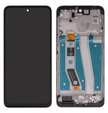 Дисплей для Motorola Moto G14 PAYF0010IN, чорний, з рамкою, Original (PRC), 1540458362