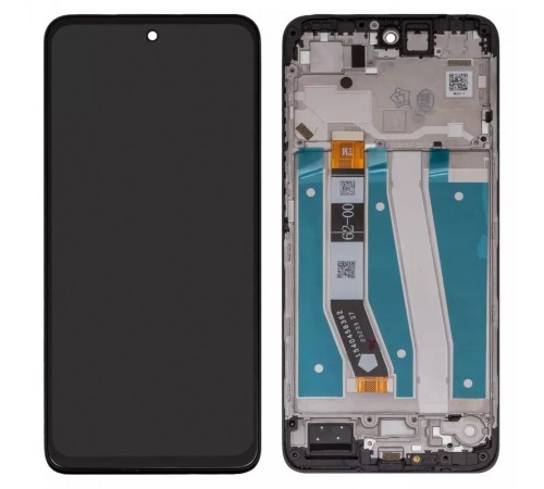 Дисплей для Motorola Moto G14 PAYF0010IN, черный, с рамкой, Original (PRC), 1540458362