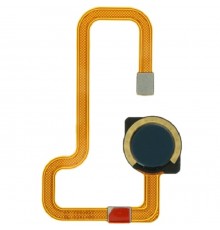 Шлейф для Xiaomi Redmi Note 8T, сканера отпечатка пальца (Touch ID), черный (Moonshadow Grey), Original (PRC)