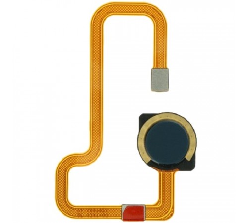 Шлейф для Xiaomi Redmi Note 8T, сканера отпечатка пальца (Touch ID), черный (Moonshadow Grey), Original (PRC)