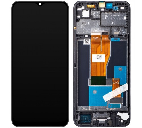 Дисплей для Realme C30, Narzo 50i Prime, чорний, з рамкою, High Copy, RMX3581, RMX3623, RMX3624
