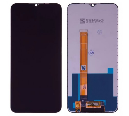 Дисплей для Realme C21Y, C25Y, чорний, без рамки, High Copy RMX3261, RMX3263, RMX3265, RMX3268, RMX3269, LM5C3653F0-A1, SKI651-C99 V0.1, SKI651-C99 V0.2