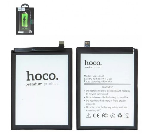 Акумулятор Hoco WT-S-W1 для Samsung A042 Galaxy A04e, A045 Galaxy A04, Li-Polymer, 3,85 В, 5000 мАг