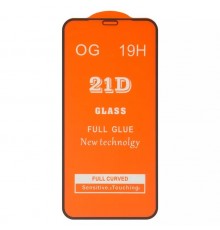 Захисне скло для Apple iPhone 11 Pro, iPhone X, iPhone XS, сумісне з чохлом, Full Glue, (без упаковки), чорне 