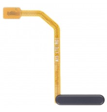 Шлейф для Samsung A155 Galaxy A15, кнопки увімкнення, сканера відбитка пальця (Touch ID), чорний (Brave Black), Original (PRC)