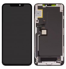 Дисплей для iPhone 11 Pro Max, чорний, з рамкою, Copy (TFT), GXYK