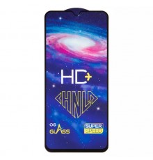 Защитное стекло ASP для Xiaomi Poco C40, Redmi 10C, Redmi 12C, 0,33 мм 9H, совместимо с чехлом, Full Glue, черный, HD+